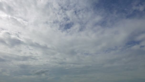 Beelden Van Prachtige Hemel Met Bewegende Wolken Timelapse — Stockvideo