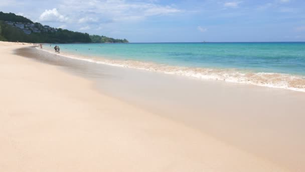 Imágenes Tranquilas Hermoso Mar Ondulado — Vídeos de Stock