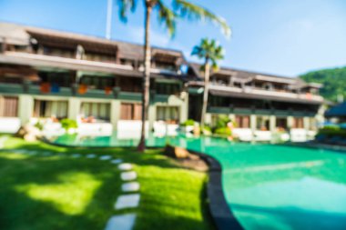 Güzel otel ve tatil arka plan bulanıklık