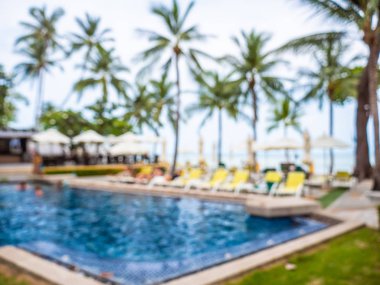 Soyut bulanıklık ve ufuk otel ve tatil arka plan