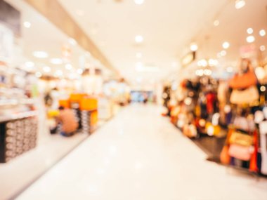 Soyut bulanıklık ve ufuk alışveriş merkezi mağazası