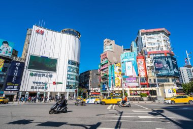 Taipei, Tayvan 30 Kasım 2018: Ximending piyasasıdır popula