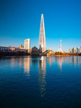 Seoul, Güney Kore: 8 Aralık 2018 güzel mimari boğa