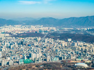 Seul 'de güzel bir mimari bina.