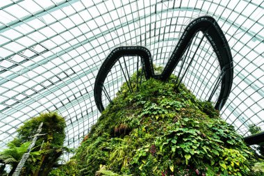Çiçek kubbe Bahçesi ve greenhous bina güzel mimari