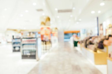 Soyut bulanıklık ve ufuk alışveriş merkezi mağazası