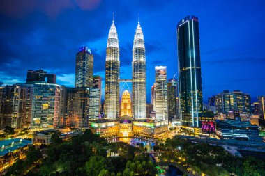 Dış Kuala Lumpur şehirde bina güzel mimari