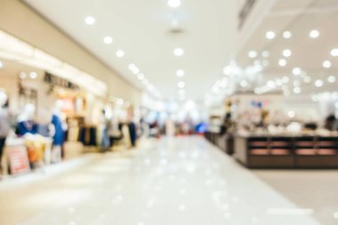 Soyut bulanıklık ve alışveriş merkezinde, ufuk alışveriş merkezi