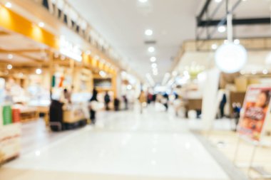 Soyut bulanıklık ve alışveriş merkezinde, ufuk alışveriş merkezi