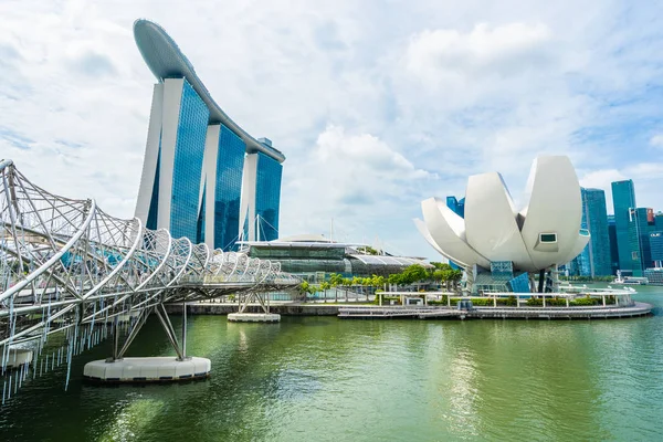 Singapore, 21 Jan 2019 : Beautiful architecture building skyscra — Stock Photo, Image