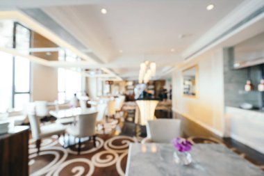 Soyut bulanıklık ve ufuk otel lobi iç