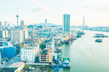 Bina Cityscape Makao şehrinin güzel mimari