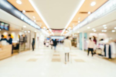 Soyut bulanıklık ve ufuk alışveriş merkezi mağazası