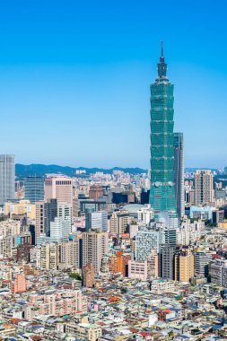 Taipei şehrinin güzel mimarisi