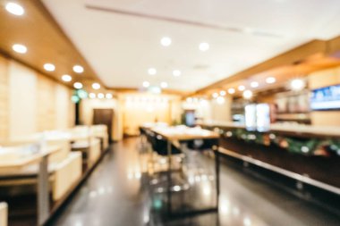 Otel restoranında yemek kahvaltı büfesi bulanıklık