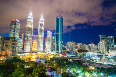 Dış Kuala Lumpur şehirde bina güzel mimari