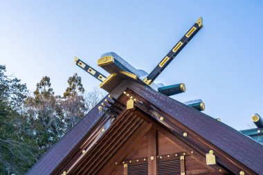 Hokkaido tapınak tapınak Sap içinde bina güzel mimari