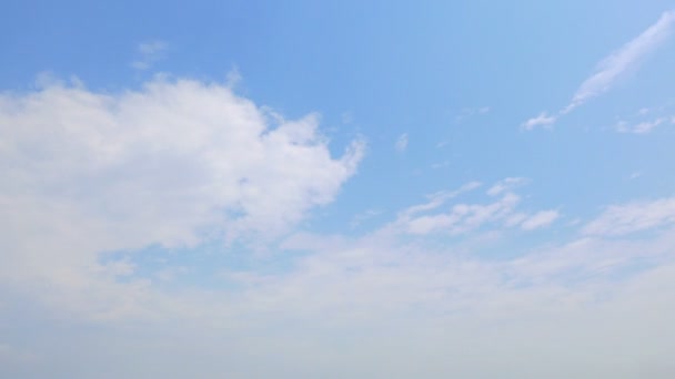 Beelden Van Prachtige Hemel Met Bewegende Wolken Timelapse — Stockvideo