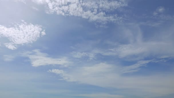 Imágenes Del Hermoso Cielo Con Nubes Movimiento Lapso Tiempo — Vídeo de stock