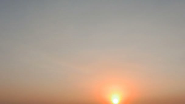 Imágenes Del Cielo Atardecer Con Nubes Movimiento Por Noche — Vídeo de stock