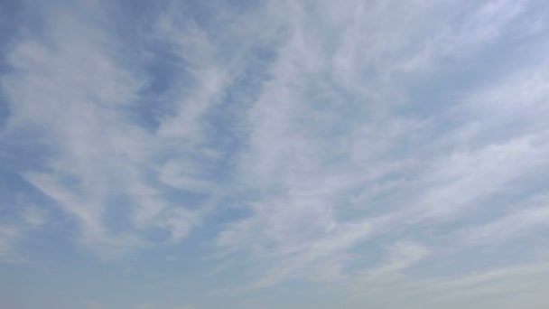 Beelden Van Prachtige Hemel Met Bewegende Wolken Timelapse — Stockvideo