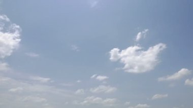 hareketli bulutlar ile güzel gökyüzü görüntüleri, zaman atlamalı