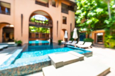 Güzel otel ve tatil arka plan bulanıklık