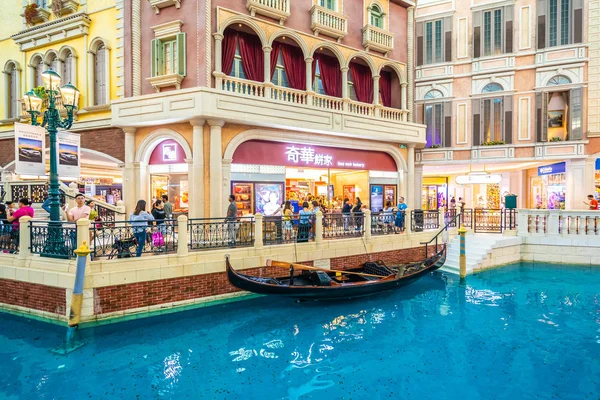 China, Macao - 8 de septiembre 2018 - Hermoso hote veneciano de lujo — Foto de Stock