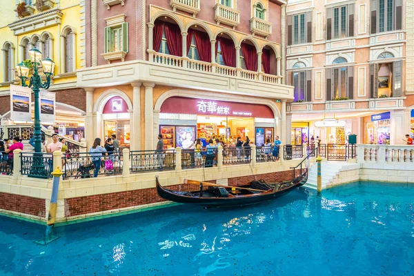 Китай, Макао - 8 сентября 2018 - Красивый роскошный венецианский хот Стоковая Картинка