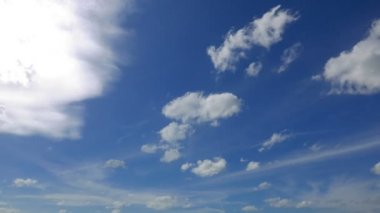 hareketli bulutlar ile güzel gökyüzü görüntüleri, zaman atlamalı