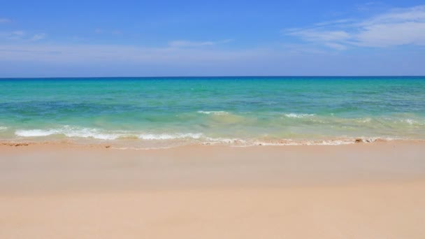 Imágenes Tranquilas Hermoso Mar Ondulado — Vídeo de stock