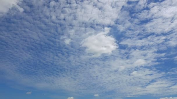 Imágenes Del Hermoso Cielo Con Nubes Movimiento Lapso Tiempo — Vídeos de Stock