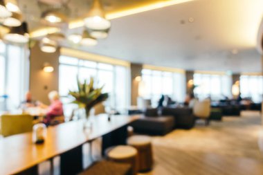 Soyut bulanıklık ve ufuk otel ve lobi iç