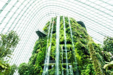 Çiçek kubbe Bahçesi ve greenhous bina güzel mimari