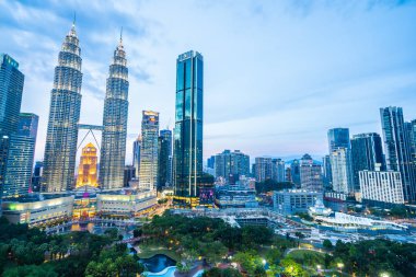 Kuala lumpur sk dış şehirde bina güzel mimari