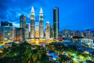Dış Kuala Lumpur şehirde bina güzel mimari