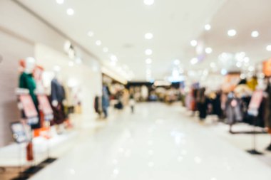 Soyut bulanıklık ve alışveriş merkezinde, ufuk alışveriş merkezi