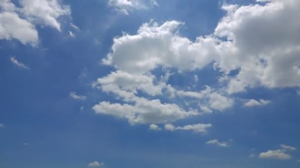 Imágenes Del Hermoso Cielo Con Nubes Movimiento Lapso Tiempo — Vídeos de Stock