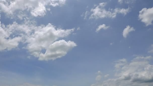 Imágenes Del Hermoso Cielo Con Nubes Movimiento Lapso Tiempo — Vídeos de Stock