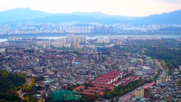 Imagens Cênicas Edifícios Modernos Cidade Asiática — Vídeo de Stock