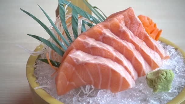 Riprese Ravvicinate Sushi Delizioso Sul Tavolo — Video Stock