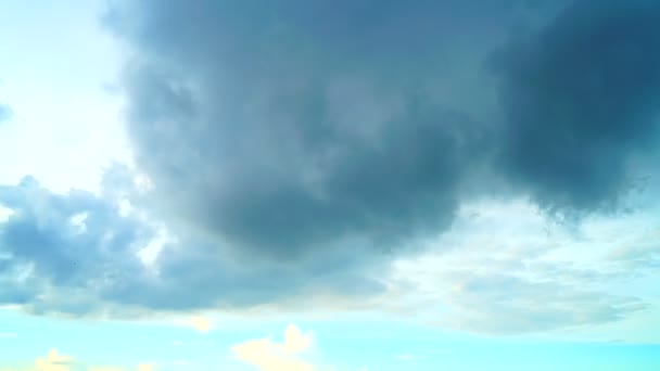 Footage Beautiful Sky Moving Clouds Time Lapse — Stock Video