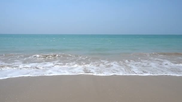 Rustige Beelden Van Prachtige Golvende Zee — Stockvideo