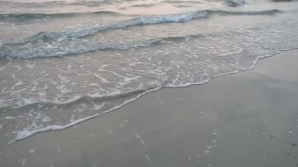 Imágenes Tranquilas Hermoso Mar Ondulado — Vídeo de stock