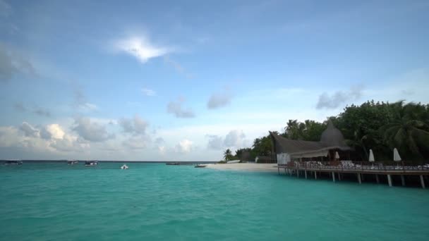 Imágenes Tranquilas Hermoso Mar Ondulado — Vídeo de stock