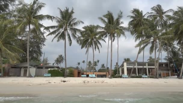 Imágenes Tranquilas Hermoso Mar Ondulado — Vídeo de stock