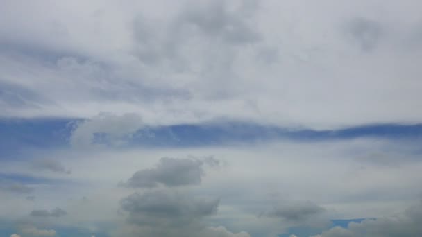 Aufnahmen Des Schönen Himmels Mit Bewegten Wolken Zeitraffer — Stockvideo