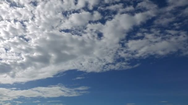 Imágenes Del Hermoso Cielo Con Nubes Movimiento Lapso Tiempo — Vídeos de Stock