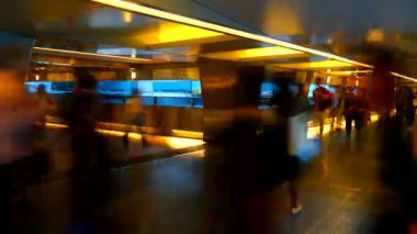 Modern megalopolis Asya şehrinin manzaralı görüntüleri