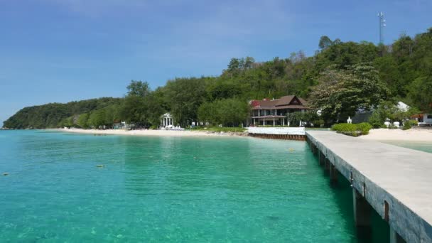 Imágenes Tranquilas Hermoso Mar Ondulado — Vídeos de Stock